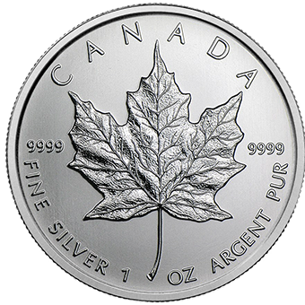 1oz SILVER MAPLE LEAF